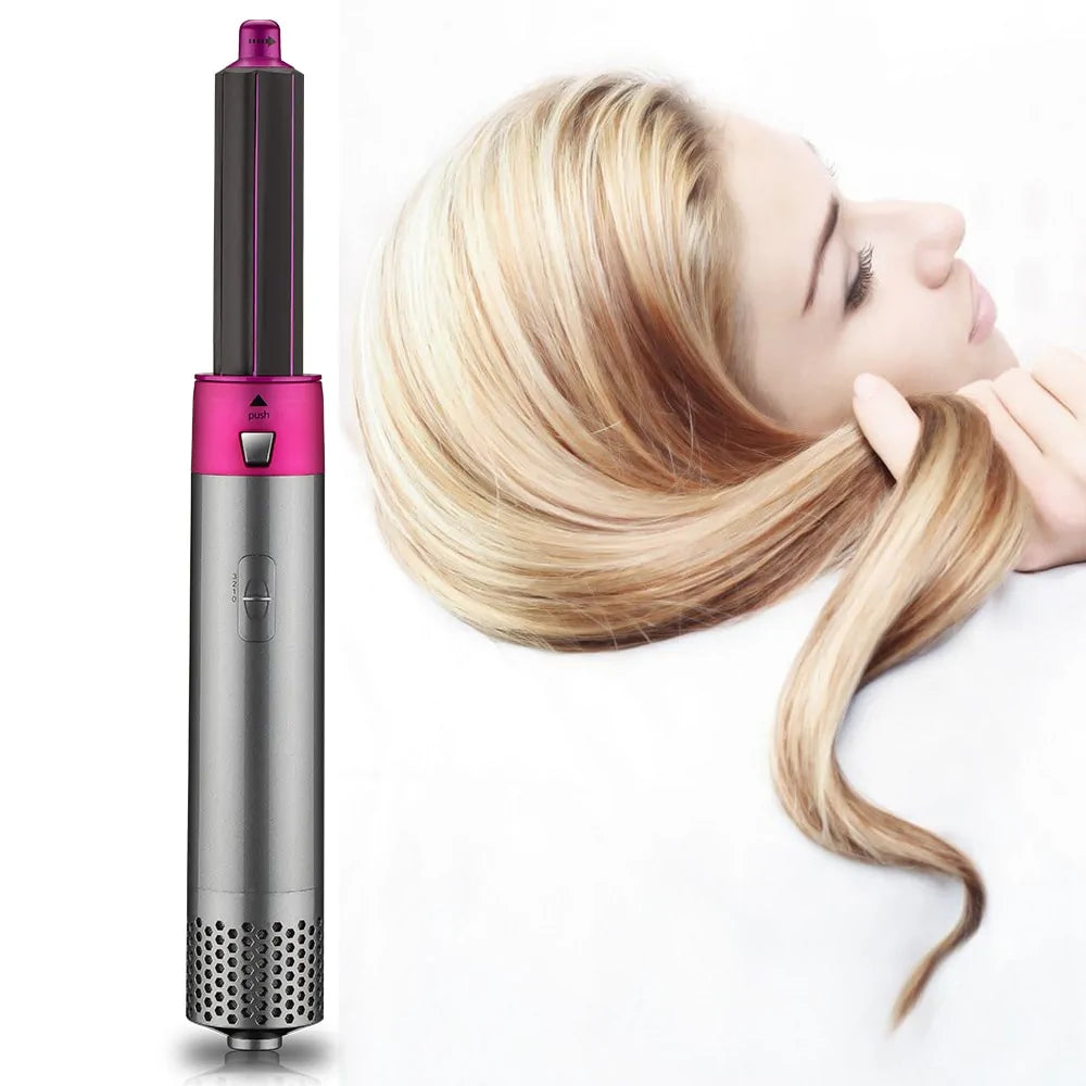 Professional 5-in-1 Hot Air Brush: Electric Hair Styling Tool Set